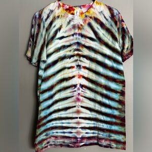 Tultex Unisex Short Sleeve Tie-Dye Shirt - Multicolor